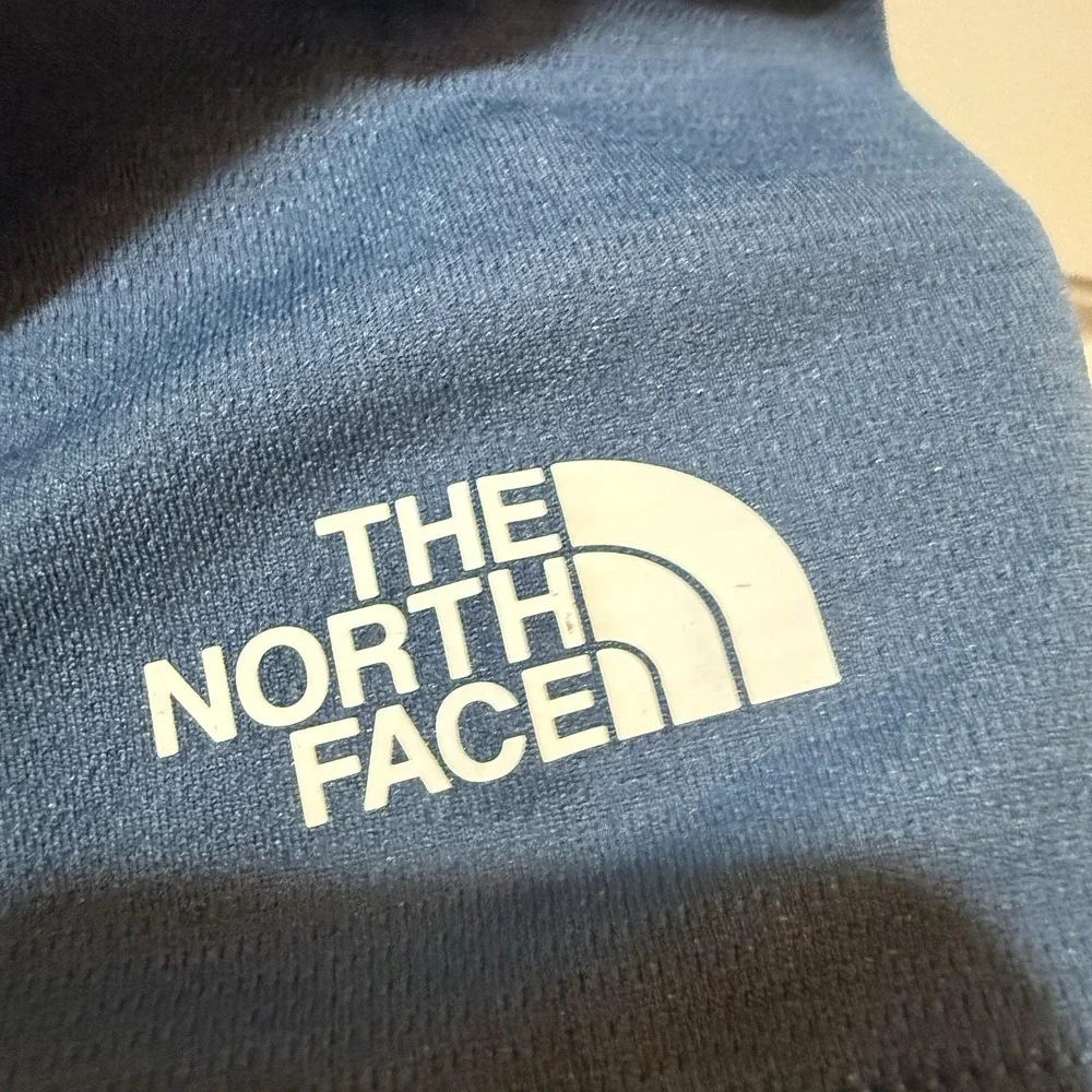 The North Face Polo Shirt Mens XL Blue TNF Ambition Confluence Parkway Logo